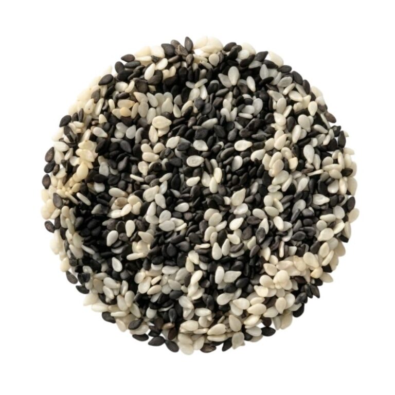 Ajonjoli blanco y negro
